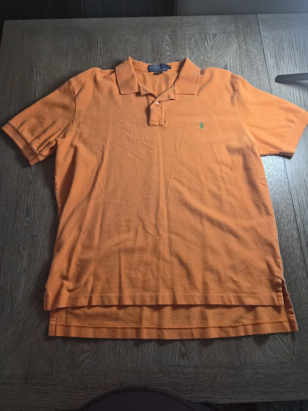 Ralph Lauren Orange Short-Sleeve Polo Shirt